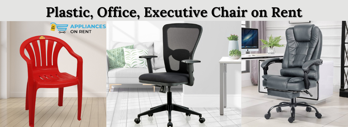 Plastic, Office, Executive Chair on Rent